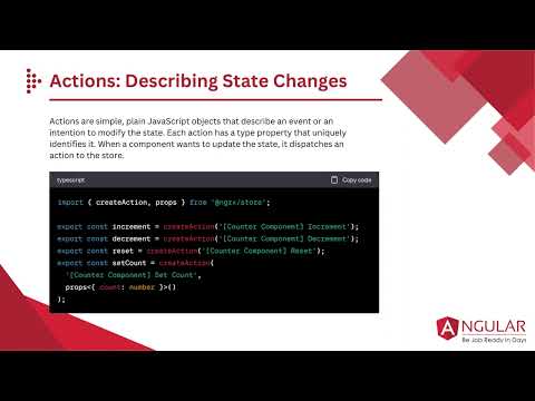 NgRx Essentials: Defining Actions, Reducers, Selectors in Angular | Chapter 8.3/10: State Management