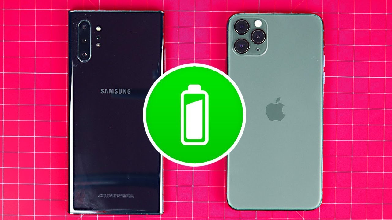 iPhone 11 Pro Max vs Samsung Note 10+ Battery Life Test
