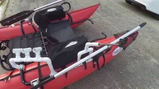 PVC-based customizations to my Outcast Fishcat Streamer XL-IR inflatable pontoon boat