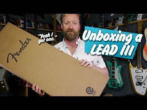 Fender Lead III UNBOXING - I got the Purple one with humbuckers - Thanks Fender!