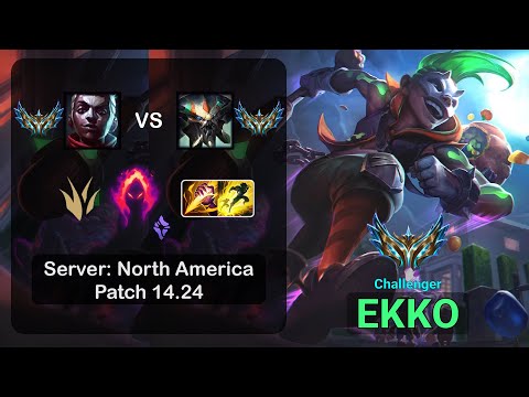 Ekko Jungle vs Skarner - NA Challenger - Patch 14.24
