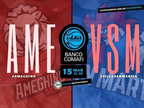 #LaLigaArgentinaBancoComafi | 15.03.2019 Ameghino vs. Villa San Martín