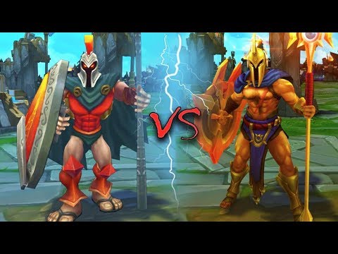 PANTHEON REWORK ALL SKINS Old VS New Comparison - League of Legends
