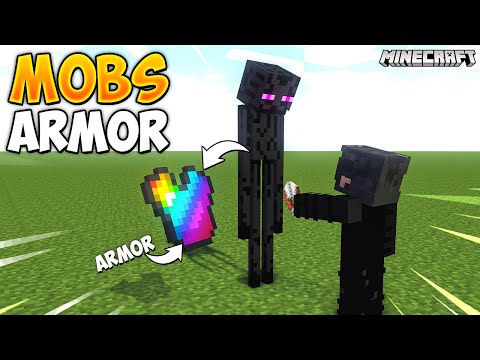 Minecraft But MOBS Give CUSTOM ARMOR...