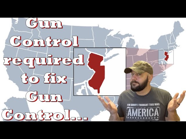 NJ Gun Control laws getting in the way of… GUN CONTROL "goals"…