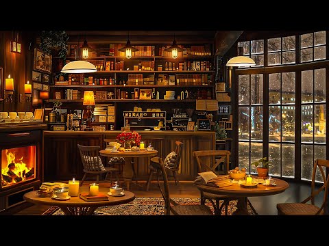 Smooth Piano Jazz Instrumental Music to Work,Study ☕ Relaxing Jazz Music & Cozy Coffee Shop Ambience