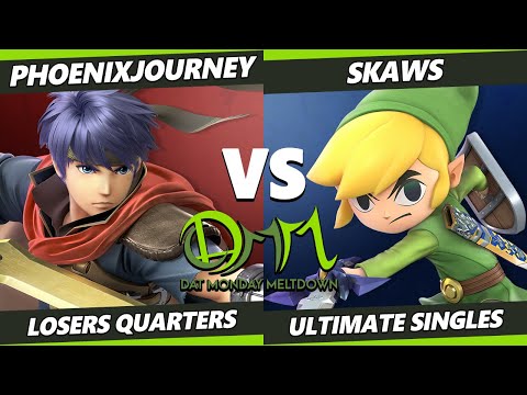 DAT Monday Meltdown 222 Losers Quarters - PhoenixJourney (Ike) Vs. Skaws (Toon Link) SSBU Ultimate