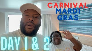 Carnival Mardi Gras | Days 1 & 2 | Sail Away | All White Party