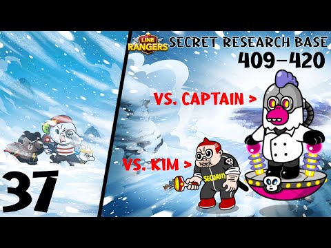 Secret Research Base 409–420 Boss Stage - LINE Rangers Gameplay (no commentary) - QHD