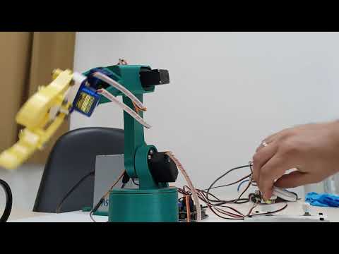 Braço Robótico / 6 eixos / Com joystick / Completo