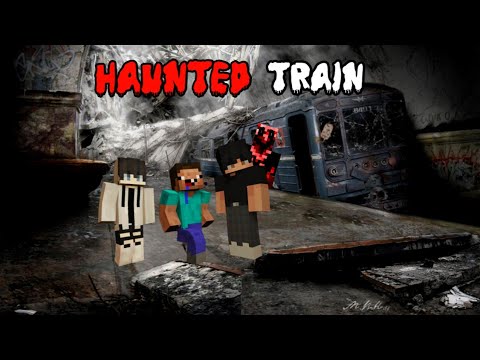 HAUNTED TRAIN Minecraft Horror Story in Hindi | Ghost Train