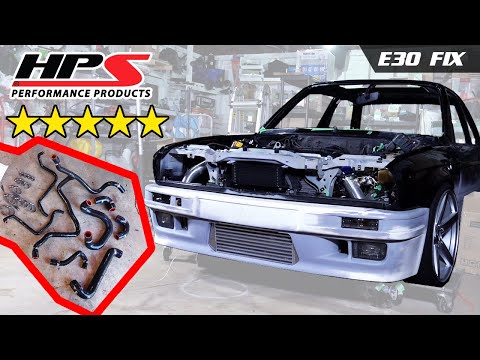 E30 Fix 22 | $255 HPS Silicone Radiator Coolant Hose Kit