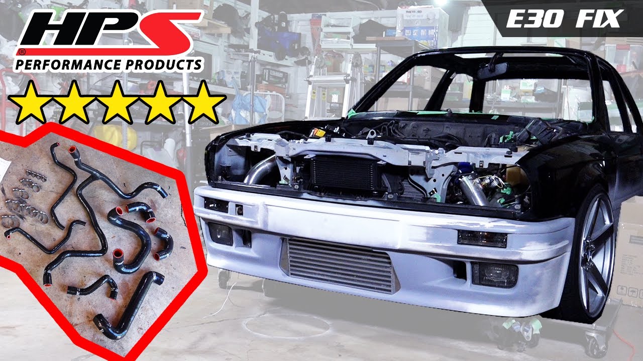 E30 Fix 22 | $255 HPS Silicone Radiator Coolant Hose Kit