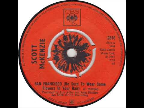 UK no. 1, (272) Scott McKenzie - San Francisco (Be Sure To Wear Some Flowers In Your Hair)