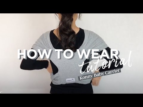 Konny Baby Carrier "How To Wear" Tutorial