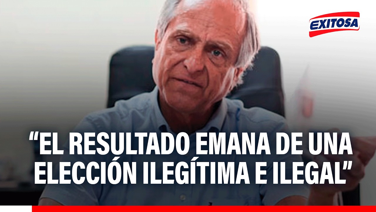 🔴🔵Segunda vuelta “emana de una elección ilegítima e ilegal, según Francisco Diez-Canseco