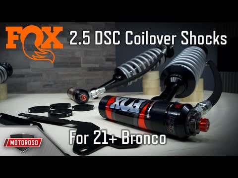 Fox Performance Elite 2.5 DSC Coilover shocks for the 21+ Ford Bronco