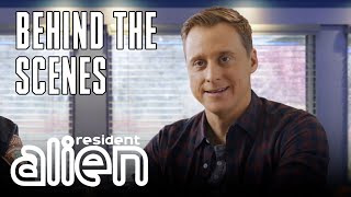 Partying With Aliens [BEHIND THE SCENES] | Resident Alien | SYFY