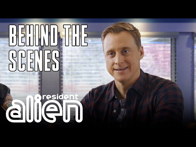 Resident Alien | Behind The Scenes: Partying With Aliens