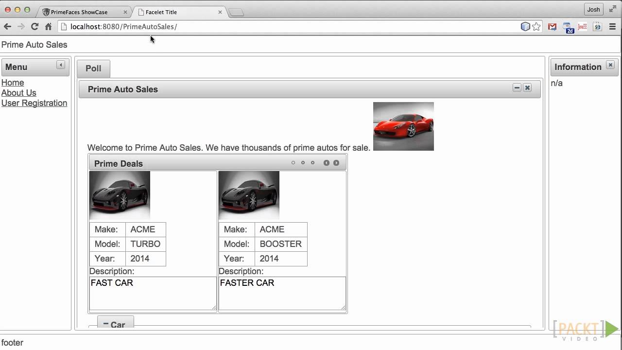 Mastering PrimeFaces Tutorial: Developing Basic Dialogs | packtpub.com