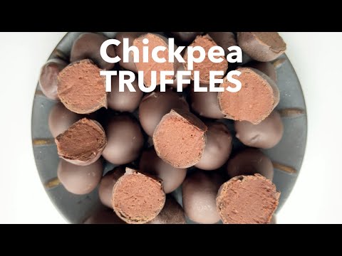 Vegan Chocolate Chickpea Truffles