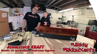 🔥 Atomstack Kraft Dual Laser Engraver - Full Review & Demo! 🔥