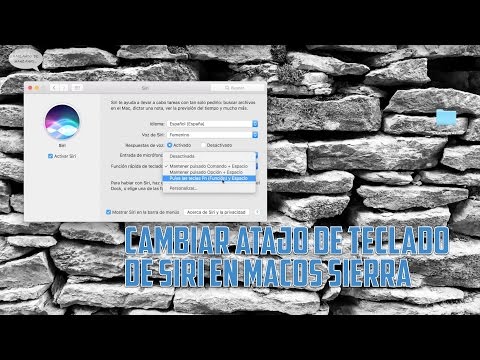 Cómo establecer un atajo de teclado para activar Siri en Mac