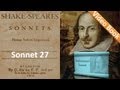 Sonnet 027 by William Shakespeare 