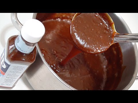 Brown sauce similar to HP, Daddies  or A1 steak sauce