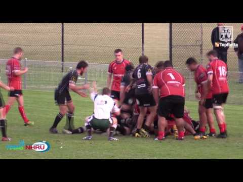 2016 NHRU Round 9 Premier 1 Highlights - Waratah v Maitland