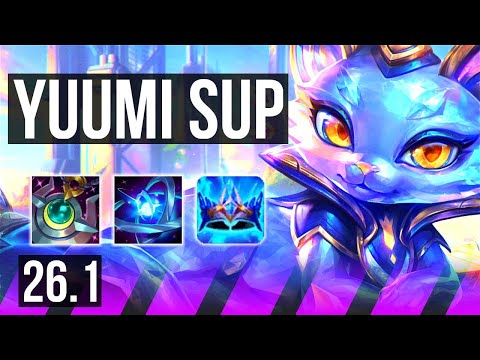 YUUMI & Lucian vs LUX & Sivir (SUP) | Good KDA: 5/1/26 | EUW Master | 26.1