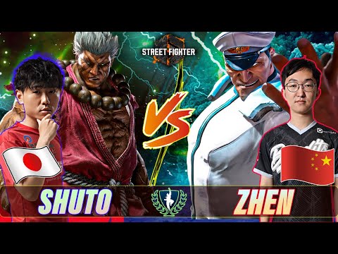 SF6 🔥 SHUTO ♦ AKUMA   Vs   ZHEN - YAJAI ♦ M.BISON 🔥 Best High Level Gameplay