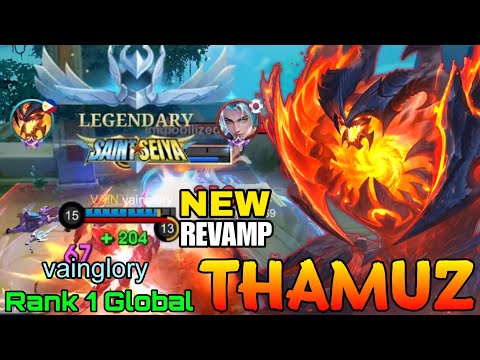 Thamuz New REVAMP Gameplay - Top 1 Global Thamuz by vainglory - Mobile Legends 