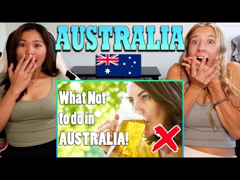 American Girls React to 11 Things NOT to do in Australia! 🇦🇺