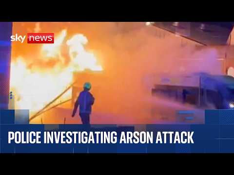 Met Police investigating 'antisemitic hate crime' after arson attack on ambulances in north London