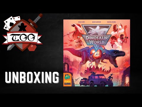 Dinosaur World Board Game Unboxing