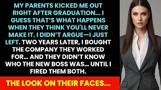 My Parents Kicked Me Out After My Graduation—So I Bought Their Company And Fired Them All