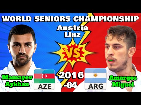 MAMAYEV Aykhan  AZE 🇦🇿 vs AMARGOS Miguel ARG 🇦🇷 | 2016 World Championship Austria |  Seniors  -84