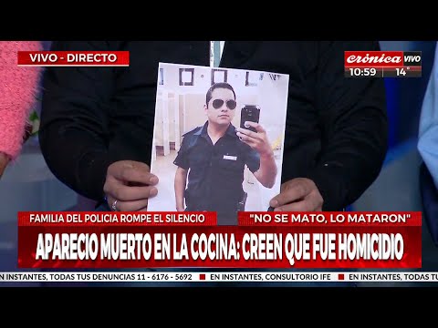 Policía apareció muerto en la cocina de su casa