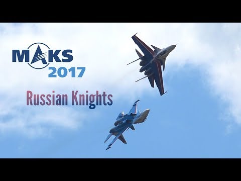 MAKS 2017 - Russian Knights with SU-30SM - HD 50fps