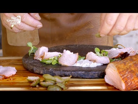 How to make smoked Vitello Tonnato (veal with tuna sauce) - Big Green Egg