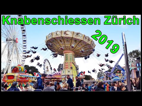 Knabenschiessen, Chilbi (Kirmes), Stadt Zürich, Schweiz 2019