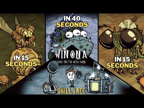NEW "WINONA" IS A MASTERPIECE!! Defeating Bosses in 15 seconds - Don't Starve Together | BETA