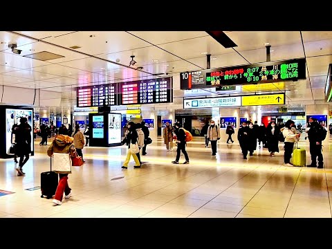 [Tokyo Station] Train Station Sounds ASMR Japan White noise 도쿄역 백색소음 東京駅