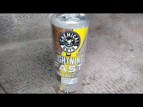chemical guys lighting fast stain extractor demo review very powerful