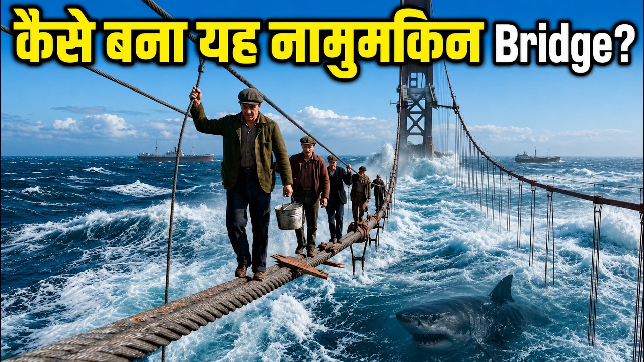दुनिया का सबसे खतरनाक पुल कैसे बना? How America Built the Impossible Golden Gate Bri