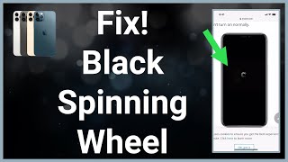 iPhone Black Screen Spinning Wheel (Fix!)