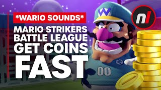 How to Get Coins FAST in Mario Strikers Battle League