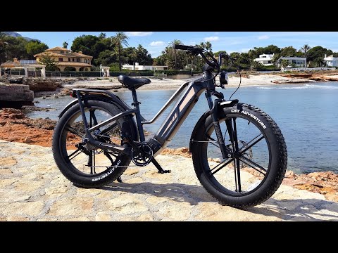 Elektrinis dviratis Fiido Titan, 26", 750W, 14,5Ah, juodas video