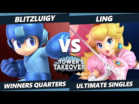 Tower's Takeover 21 Winners Quarters - BlitzLuigy (Mega Man) Vs. Ling (Peach) SSBU Ultimate